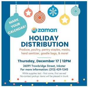Zaman Holiday Distribution 